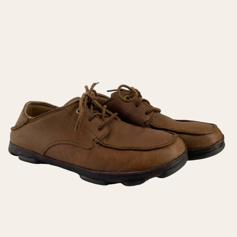 Olukai Hamakua Poko‎ Mens's Shoes Dark Brown